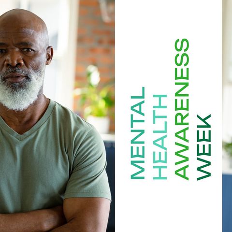 Senior man highlighted during mental health awareness week