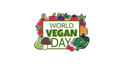 World Vegan Day Celebration with Fruits and Vegetables - Download Free Stock Images Pikwizard.com