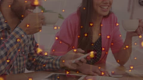 Networking Over Coffee with Digital Connections Overlay