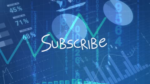 Animated Subscribe Text with Financial Data Matrix