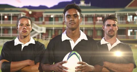 Dynamic team spirit in diverse rugby players