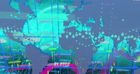 Global Data Processing and Analysis Animation