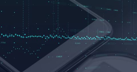 Digital Data Visualization Over Smartphone Interface - Download Free Stock Images Pikwizard.com