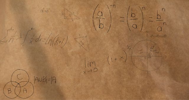 Abstract Mathematics Equations with Textured Background - Download Free Stock Images Pikwizard.com