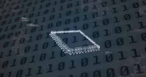 Futuristic 6G Concept with Computer Processor and Binary Code - Download Free Stock Images Pikwizard.com