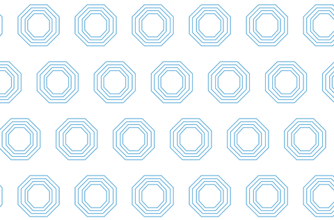 pattern of blue octagons on transparent background - Download Free Stock Videos Pikwizard.com