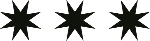 Three Black Eight-Pointed Stars on Transparent Background - Download Free Stock Videos Pikwizard.com