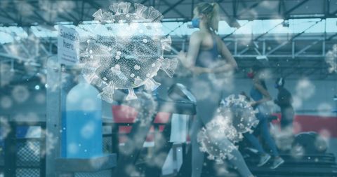 Exercise in Pandemic: Illustration of Gym Workouts During COVID-19