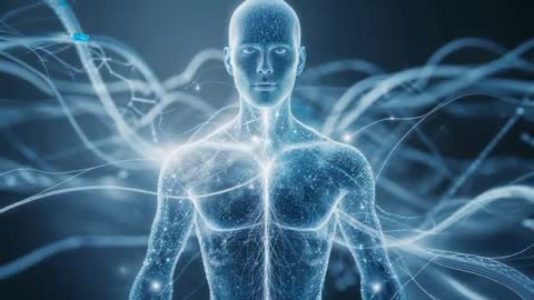 Futuristic Digital Energy Flow in Virtual Network