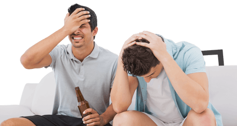 Frustrated Fans with Hands on Heads Transparent Background - Download Free Stock Videos Pikwizard.com