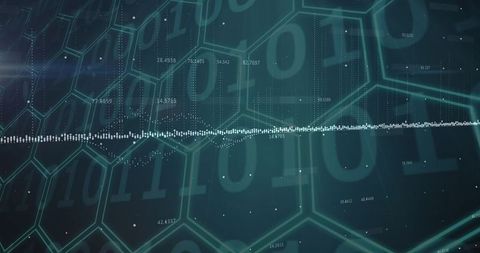 Digital Financial Data Processing with Binary Code Visualization - Download Free Stock Images Pikwizard.com