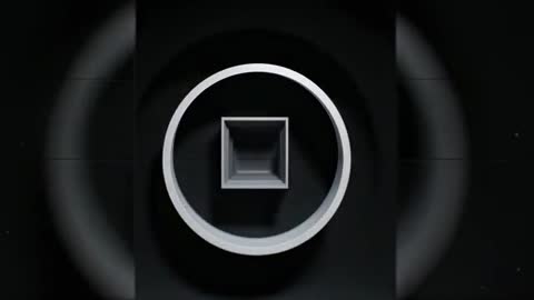 Abstract Futuristic Rings and Geometric Forms Animation