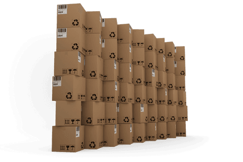 transparent stack of cardboard boxes with recycling symbols - Download Free Stock Videos Pikwizard.com