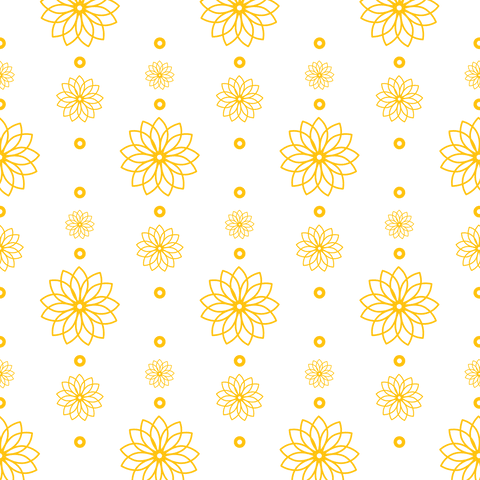 yellow floral pattern transparent background illustration - Download Free Stock Videos Pikwizard.com