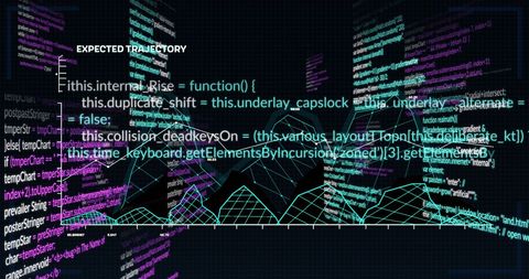 Data Processing Visual with Technical Elements - Download Free Stock Images Pikwizard.com