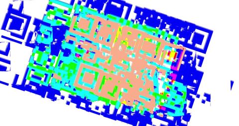 Abstract Colorful QR Code Conceptual Art on White Background - Download Free Stock Images Pikwizard.com