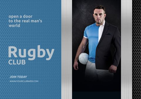 Rugby Club Motivation Connecting Casual and Athletic Styling