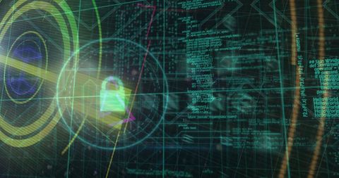 Data Processing and Security Digital Interface - Download Free Stock Images Pikwizard.com