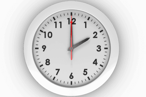 Transparent White Clock Illustration for Time Concept Design - Download Free Stock Videos Pikwizard.com