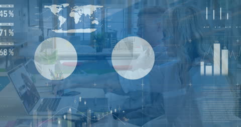 Collaboration in Modern Workplace with Digital Data Interface