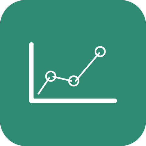 transparent statistic chart icon on green cube background - Download Free Stock Videos Pikwizard.com