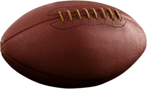 transparent close up of brown american football with lace detail - Download Free Stock Videos Pikwizard.com