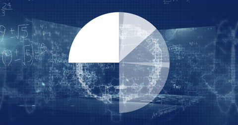 Digital Globe Overlay with Mathematical Calculations