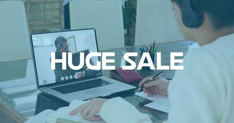Promotional Video Call with Focus on Sales - Download Free Stock Images Pikwizard.com