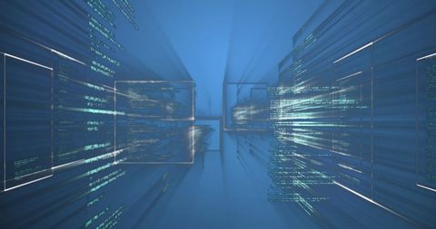 Advanced Data Processing in Virtual Digital Environment - Download Free Stock Images Pikwizard.com