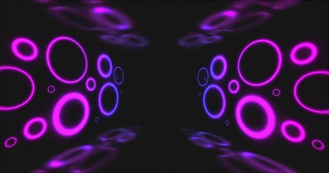 Vibrant Neon Light Circles in Dynamic Motion - Download Free Stock Images Pikwizard.com
