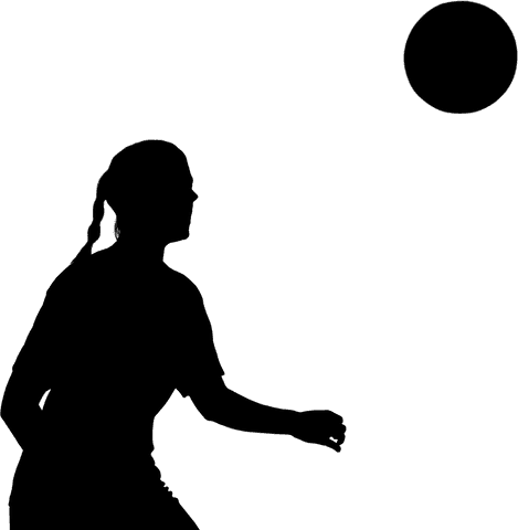 transparent silhouette of woman catching ball - Download Free Stock Videos Pikwizard.com