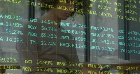 Multitasking Businesswoman Analyzing Financial Data on Smartphone - Download Free Stock Images Pikwizard.com