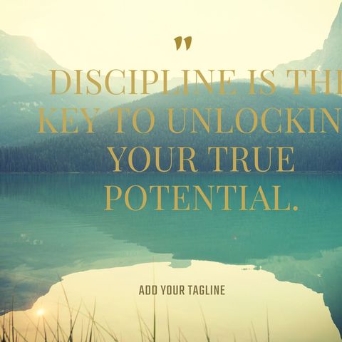 Inspirational Quote on Lake With Scenic Mountain View - Download Free Stock Templates Pikwizard.com