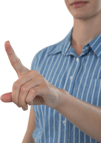 businesswoman pointing finger transparent background - Download Free Stock Videos Pikwizard.com