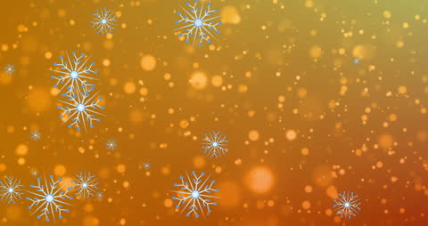 Festive Animation Background with Snowflakes