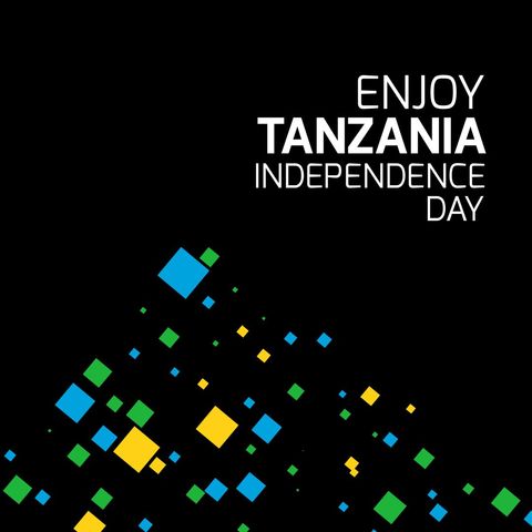 Abstract Tanzania Independence Day Celebration Design - Download Free Stock Templates Pikwizard.com