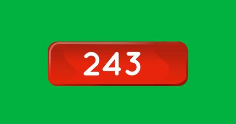 Digital Counter Displaying Number 243 on Red and Green Background - Download Free Stock Images Pikwizard.com