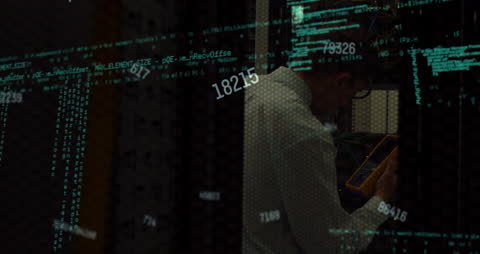 Digital Interface with Data Overlay on Man Using Technology