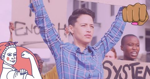 Empowering women in protest for equality and justice