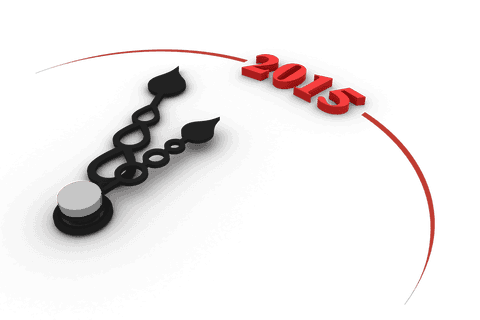 2015 New Year Celebration Modern Transparent Design - Download Free Stock Videos Pikwizard.com