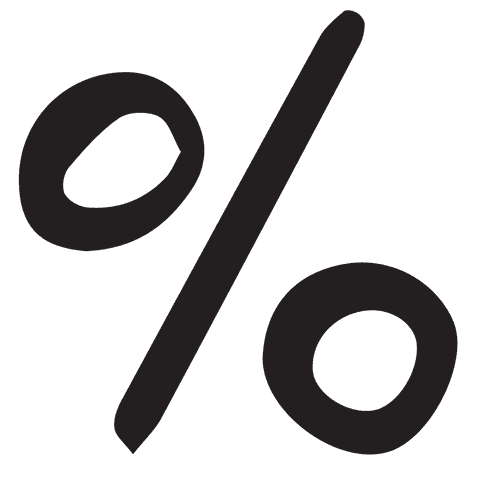 Digital Percent Symbol Illustration on Transparent Background - Download Free Stock Videos Pikwizard.com
