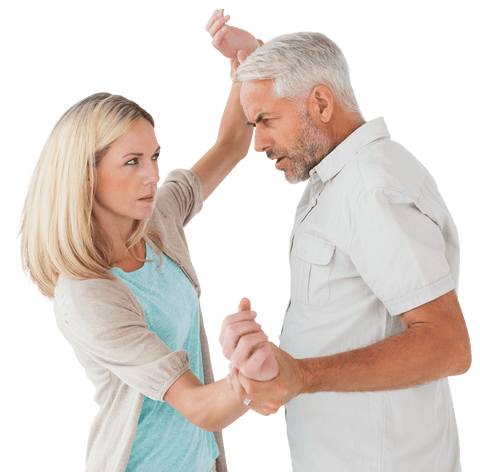 senior caucasian couple arguing on transparent background - Download Free Stock Videos Pikwizard.com