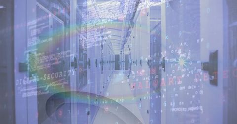 Digital security overlay on modern data center
