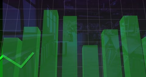 Digital Graph Presentation with Futuristic Design - Download Free Stock Images Pikwizard.com