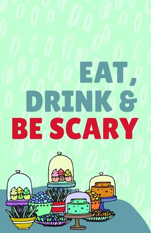 Whimsical Halloween Invitation with Treats and Spooky Quote - Download Free Stock Templates Pikwizard.com