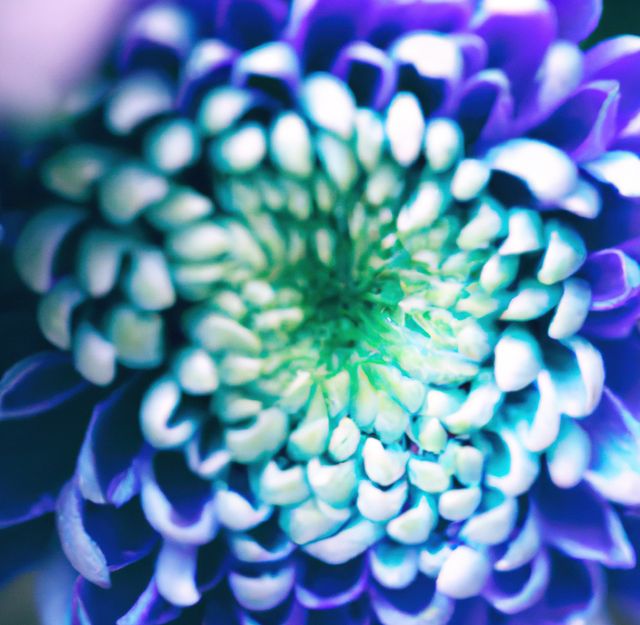 Close up of blue chrysanthemums with multiple petals on black background - Download Free Stock Photos Pikwizard.com