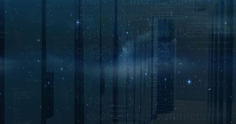 Futuristic Digital Data Processing Concepts with Starry Elements - Download Free Stock Images Pikwizard.com