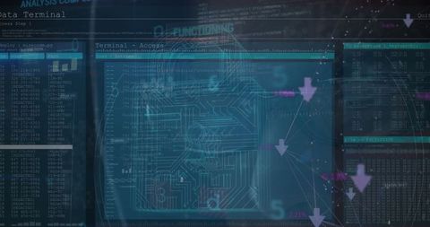 Cybersecurity Technology with Digital Data Interface Design - Download Free Stock Images Pikwizard.com