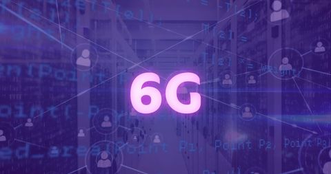 6G Network Technology with Digital Connectivity Concept - Download Free Stock Images Pikwizard.com