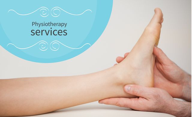 Physiotherapist Providing Foot Treatment for Pain Relief and Recovery - Download Free Stock Templates Pikwizard.com